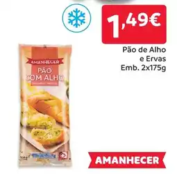 Amanhecer Pão de Alho e Ervas promoção