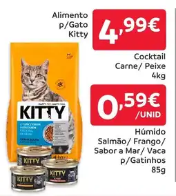 Amanhecer Alimento p/Gato Kitty Húmido Salmão/ Frango/ Sabor a Mar/Vaca p/Gatinhos promoção