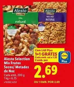 Lidl Alesto Selection Mix Frutos Secos/Metades de Noz promoção