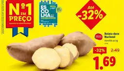 Lidl Batata-doce Nacional promoção