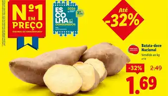 Lidl Batata-doce Nacional promoção