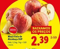Lidl Maçã Gala de Alcobaça IGP promoção