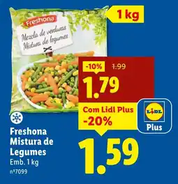 Lidl Freshona Mistura de Legumes promoção