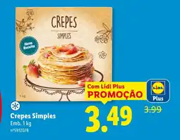 Lidl Crepes Simples promoção