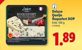 Lidl Deluxe Queijo Roquefort DOP promoção