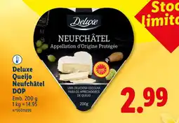 Lidl Deluxe Queijo Neufchâtel DOP promoção
