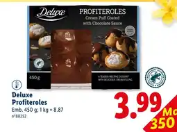 Lidl Deluxe Profiteroles promoção