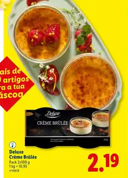 Lidl Deluxe Crème Brûlée promoção