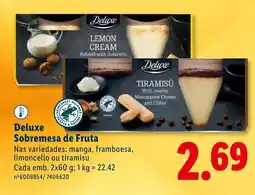 Lidl Deluxe Sobremesa de Fruta promoção
