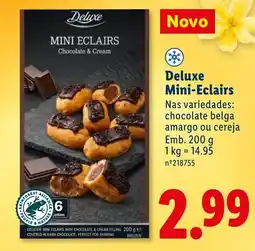 Lidl Deluxe Mini-Eclairs promoção