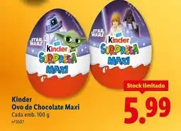 Lidl Kinder Ovo de Chocolate Maxi promoção