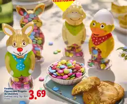Lidl Favorina Figuras com Drageias de Chocolate promoção