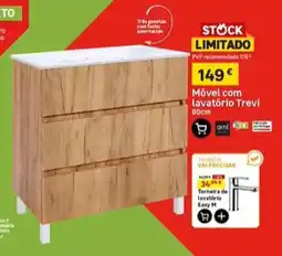 Leroy Merlin Móvel com lavatório Trevi promoção