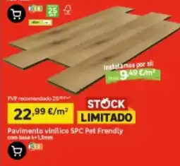 Leroy Merlin Pavimento vinilico SPC Pet Frendly promoção