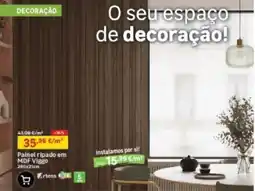 Leroy Merlin Painel ripado em MDF Viggo promoção