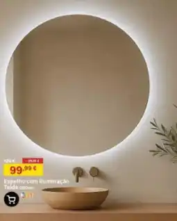 Leroy Merlin Espelho com Iluminação Teide promoção