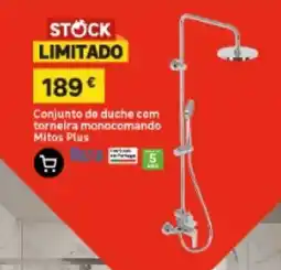 Leroy Merlin Conjunto de duche com torneira monocomando Mitos Plus promoção