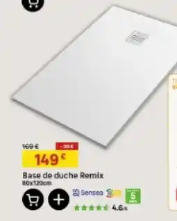 Leroy Merlin Base de duche Remix promoção