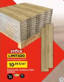 Leroy Merlin Pavimento cerâmico Terk 23x120cm promoção