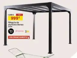 Leroy Merlin Pérgula de aluminio Borea promoção