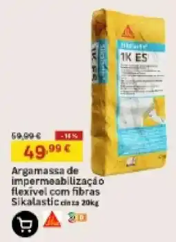 Leroy Merlin Argamassa de impermeabilização flexivel com fibras Sikalastic diaza promoção
