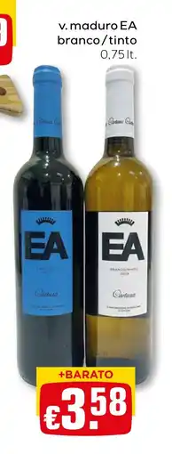 Bolama v. maduro EA branco/tinto promoção