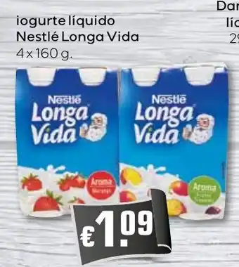 Bolama iogurte líquido Nestlé Longa Vida promoção