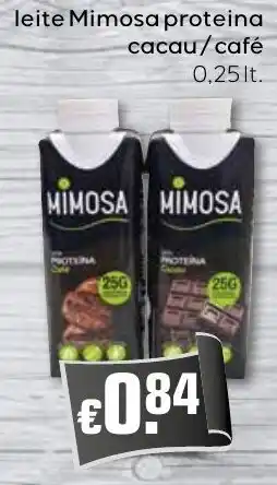 Bolama leite Mimosa proteina cacau/café promoção