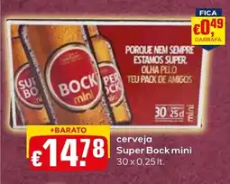 Bolama cerveja Super Bock mini promoção