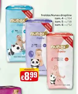 Bolama fraldas Nunex dropline promoção