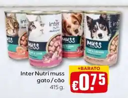 Bolama Inter Nutri muss gato/cão promoção