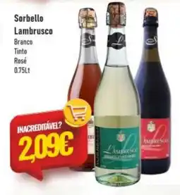 Belita Sorbello Lambrusco promoção