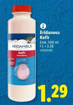Lidl Eridanous Kefir promoção