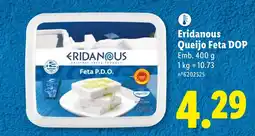 Lidl Eridanous Queijo Feta DOP promoção