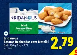 Lidl Eridanous Batatas Recheadas com Tzatziki promoção