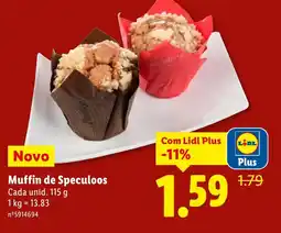 Lidl Muffin de Speculoos promoção