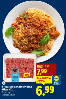 Lidl Preparado de Carne Picada Mista XXL promoção