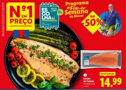 Lidl Lombo de Salmão promoção