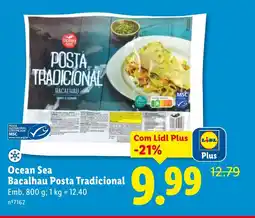 Lidl Ocean Sea Bacalhau Posta Tradicional promoção