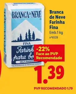Lidl Branca de Neve Farinha Fina promoção