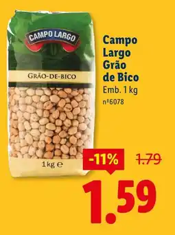 Lidl Campo Largo Grão de Bico promoção