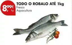 Pingo Doce Todo o robalo até 1kg promoção