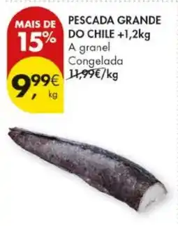 Pingo Doce Pescada grande do chile +1,2kg a granel congelada promoção