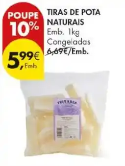 Pingo Doce Tiras de pota naturais promoção