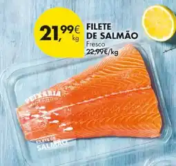 Pingo Doce Filete de salmao promoção