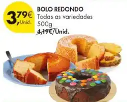 Pingo Doce Bolo redondo promoção