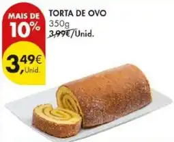 Pingo Doce Torta de ovo promoção
