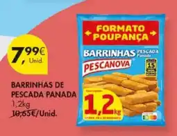 Pingo Doce Barrinhas de pescada panada promoção