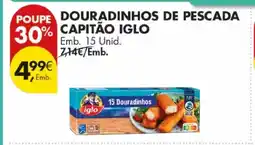 Pingo Doce Douradinhos de pescada capitão iglo promoção