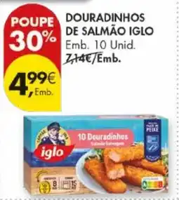 Pingo Doce Douradinhos de salmão iglo promoção
